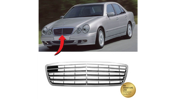 Grill Mercedes-Benz E W210 S210 Chrom