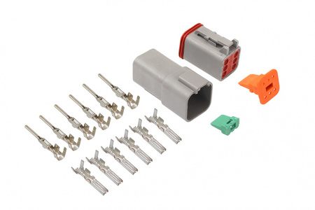 Złącze wodododporne 6PIN