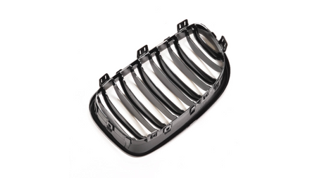 Grill BMW 1 E81 E82 E87 E88 Facelift podwójne żeberka Gloss Black