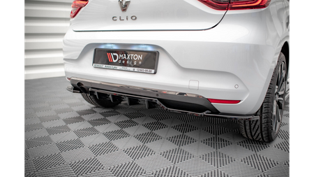 Splitter Renault Clio V Tył Środkowy z Dyfuzorem Gloss Black