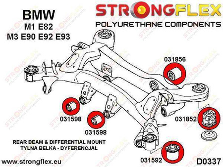 Rear diff rear mounting bush SPORT