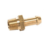 Nipple 1/8" to 6mm hose Brass