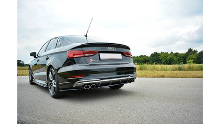 Splitter Audi S3 8V Facelift Rear Central Gloss Black