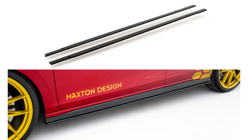 Side Skirts Volkswagen Golf GTI Clubsport Mk8 Facelift Street Pro Black-Red