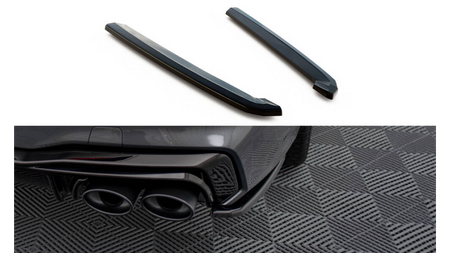 Splitter Audi A7 C8 Facelift S-Line Tył Boczne Gloss Black