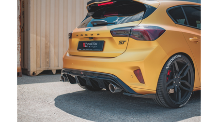 Diffuser Ford Focus IV ST Rear Valance v.3 Gloss Black