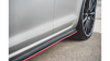 Diffuser Volkswagen Golf 7 GTI Side Skirts Racing Red