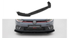 Splitter Volkswagen Polo GTI Mk6 Facelift Przód Street Pro Black-Red + Gloss Flaps