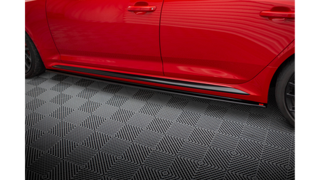 Diffuser Audi RS4 B9 Side Skirts Gloss Black