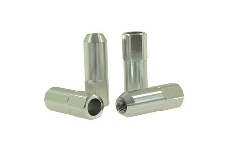 Wheel lug nuts JBR 60mm M12 x1,5 Silver