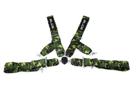 Racing seat belts Slide Quick 4p 3" Camo