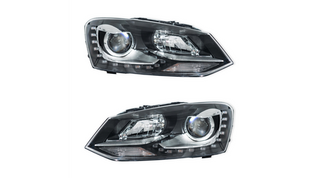 Lights Volkswagen POLO V Front Chrome