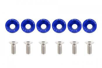 Decorative screws washers M8x1.25 15mm JDM Blue