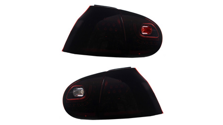 Lampy Volkswagen Golf V Tył LED Red