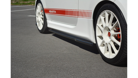 Dokładka Fiat 500 Abarth I Progi Gloss Black