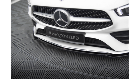 Splitter Mercedes-Benz CLA A35 AMG C118 Front v.1 Gloss Black