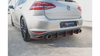 Diffuser Volkswagen Golf 7 GTI Rear Racing Durability v.1 Red