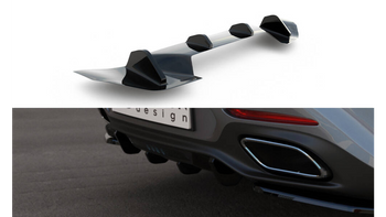 Diffuser Mercedes-Benz GT GT S C190 Rear Valance Gloss Black