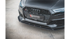 Splitter Audi RS3 8V Facelift Sportback przód v.4 Gloss Black