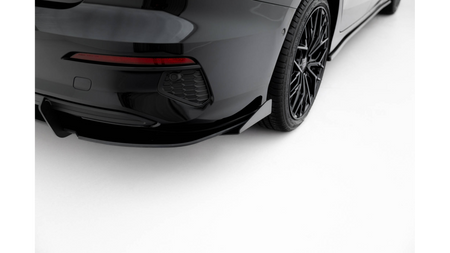 Dyfuzor Audi A3 8Y Tył Street Pro Black + Gloss Flaps