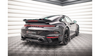Splitter Porsche 911 Turbo S 992 Rear Central with Diffuser Gloss Black