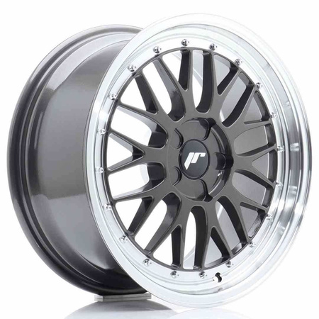 JR Wheels JR23 18x8,5 ET25-48 5H BLANK Hyper Gray w/Machined Lip