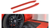 Splitter Volkswagen Golf 7 Facelift R Variant Rear Side v.2 Red