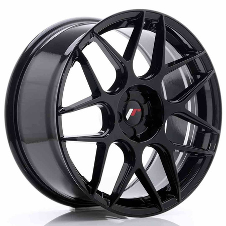 JR Wheels JR18 19x8,5 ET25-42 5H Blank Glossy Black