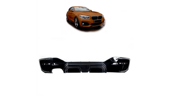 Diffuser BMW 1 F20 F21 Facelift Rear Gloss Black