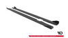 Side Skirts Audi A5 F5 Sportback Facelift Street Pro Black + Gloss Flaps