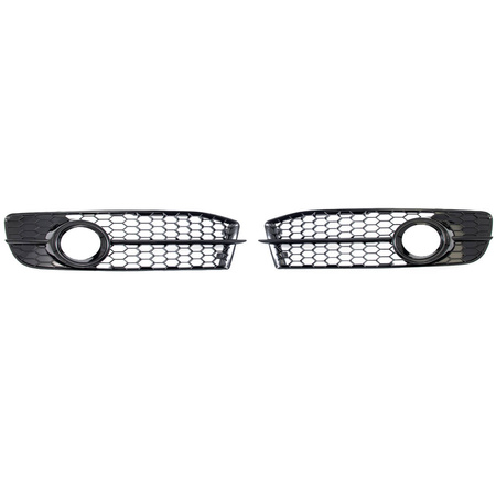 Fog Light Covers Audi A6 C6 Gloss Black