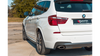 Splitter BMW X3 F25 Facelift M-Pack Tył Boczne Gloss Black