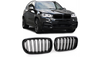Grill BMW X5 F15 F85 X6 F16 F86 podwójne żeberka Gloss Black