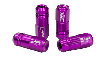 Wheel lug nuts D1Spec Replica EW M12x1,5 Purple