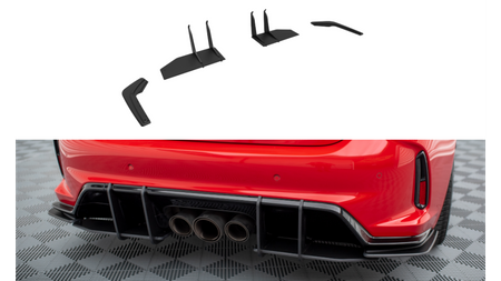 Splitter Honda Civic XI Type-R Rear Side Street Pro Black