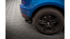 Splitter Porsche Macan I Tył Boczne Gloss Black