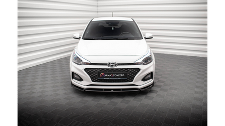 Splitter Hyundai I20 II Facelift Front v.2 Gloss Black