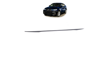 Spoiler BMW X6 E71 E72 Lip Gloss Black