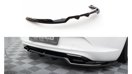 Splitter Opel Cascada Rear Central with Diffuser