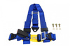 Racing seat belts 3p 2" Blue - E4