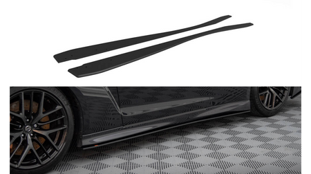 Diffuser Nissan GTR R35 Facelift Side Skirts Street Pro Black