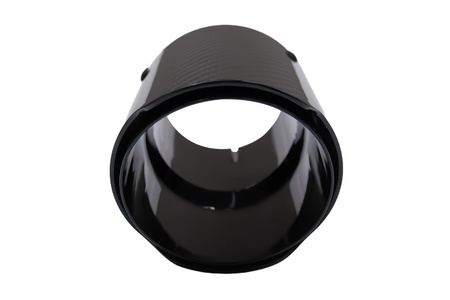 Exhaust 89mm Inlet 70mm Carbon Gloss