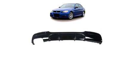 Diffuser BMW 3 E90 E91 Rear Gloss Black