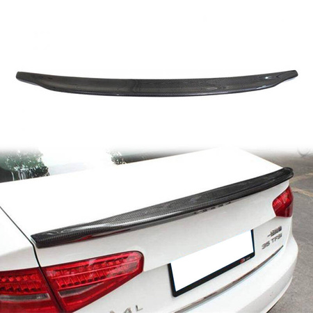 Spoiler Audi A4 B8 Lip C-Style Carbon