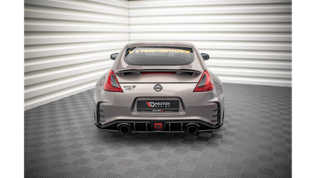 Splitter Nissan 370Z Nismo Facelift Tył Boczne Street Pro Black-Red