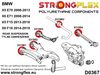Rear anti roll bar bush SPORT