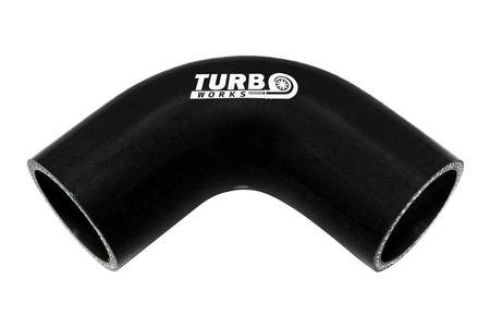 Kolanko 90st TurboWorks Black 102mm