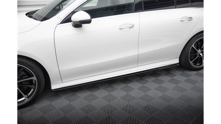 Diffuser Mercedes-Benz CLA C118 Side Skirts Gloss Black