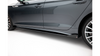 Dokładka Audi A5 F5 Sportback Facelift Progi Street Pro Black-Red + Gloss Flaps