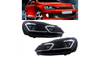 Lampy Volkswagen Golf VI Przód Chrome